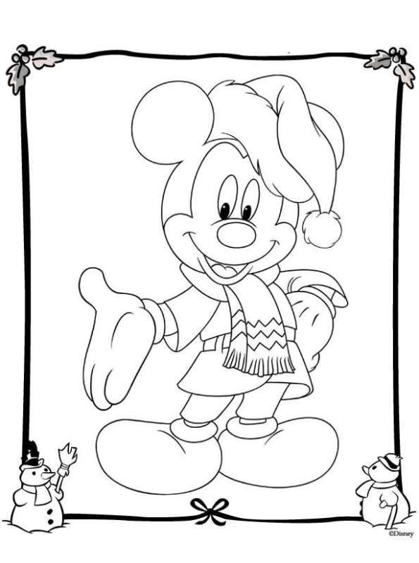 Kidsnfun 48 Kleurplaten van Kerstmis Disney